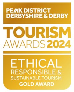 Peak District Gold Award for Ethical, Responsible & Sustainable Tourism 2024