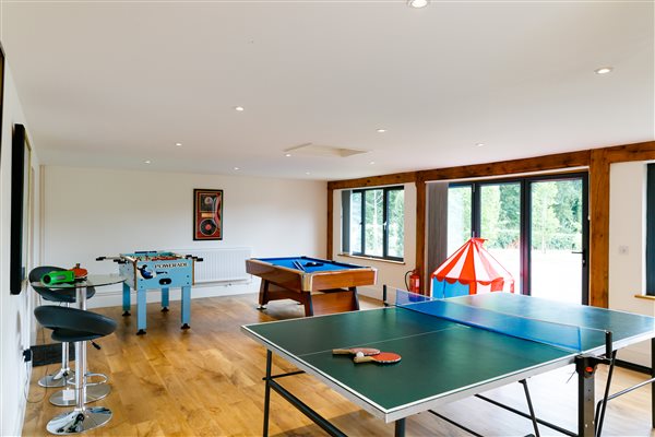 Shared games room between Little Canwood House and Sharpnage House