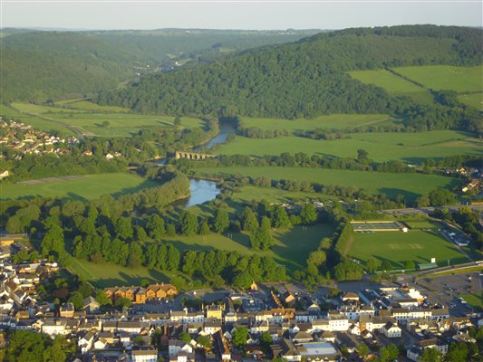 aerial view of monmouth