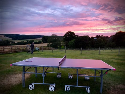 Table tennis with a view
