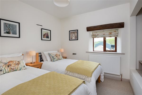 gorgeous bedroom in lake district holiday cottage