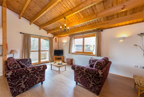 Self catering open plan living area