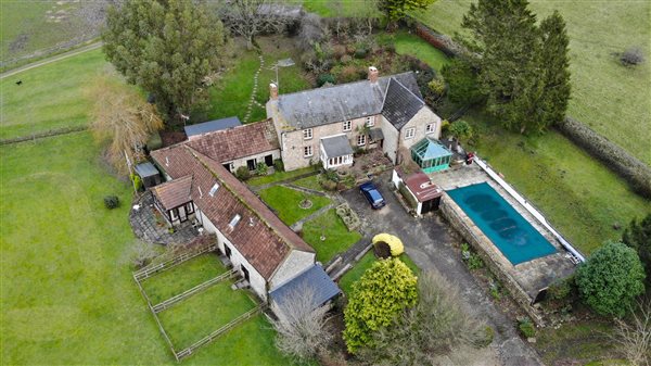 Barritshayes farmhouse, pool and cottages