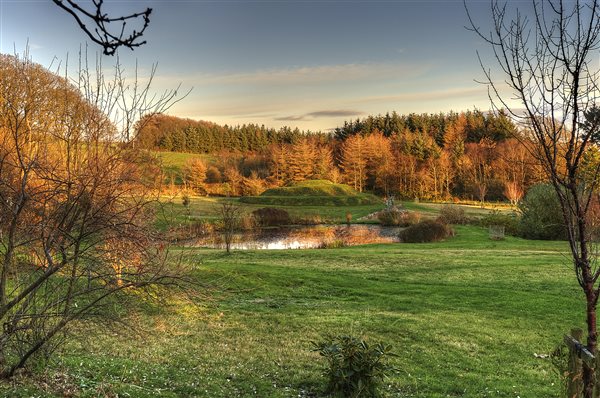 View from Cutlar's Lodge with autumn colours