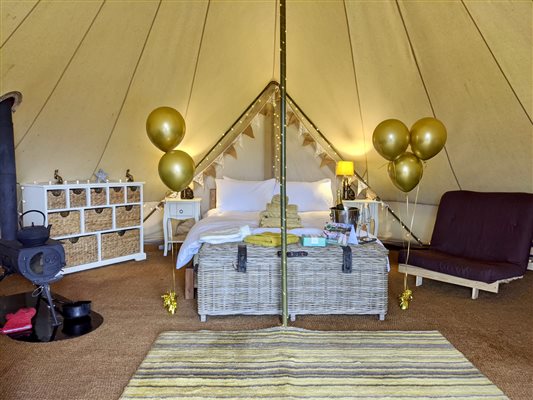 The Hare bell tent