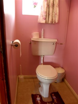 Private toilet for front pink twin room
