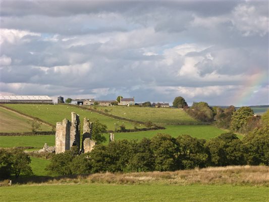 Lumbylaw Farm and Edlingham Castle