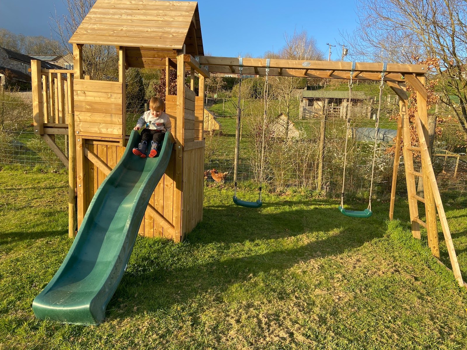 farm holiday outdoor play area