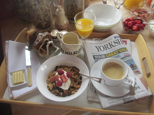 Pickersgill Farm, - breakfast