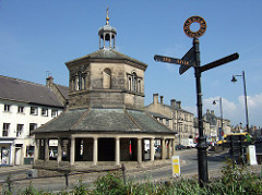 Barnard Castles Market Cross also known as the Butter Market