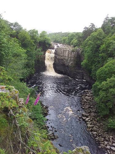High force waterfall in Teesdale