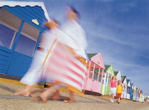 Beach huts