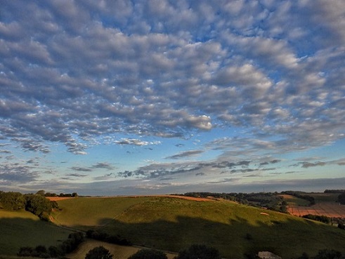 Stunning views of the Kent Downs