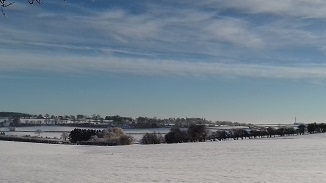 Snow on the Shropshire Hills