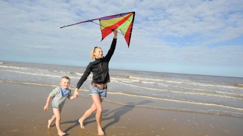 Kite Flying In Skegness