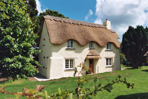 cottage in spring