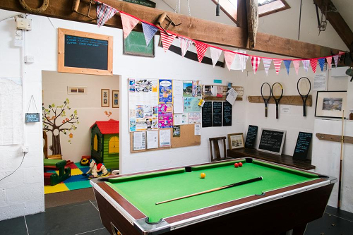 Court Farm games room