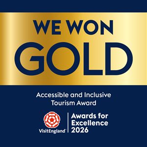 Visit England Gold Award for Excellence -  Accessible Tourism 2026