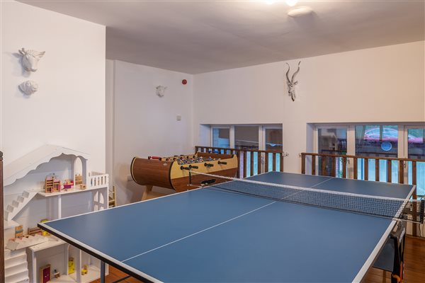 games room table tennis and table football 