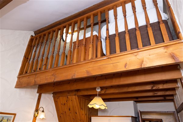 view above of second bedroom