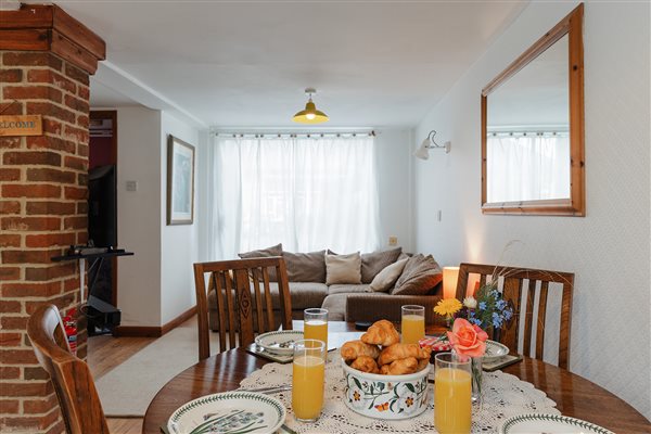 dining table breakfast orange juice