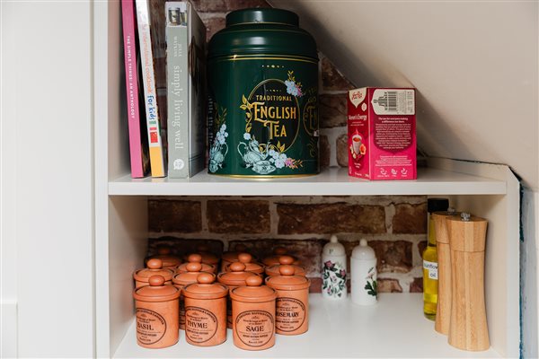 spice rack tea caddy