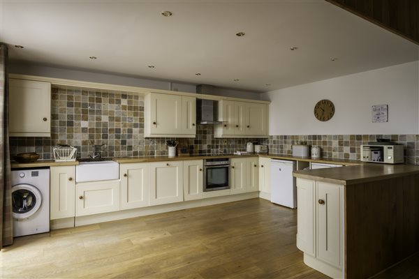 Open-plan kitchen