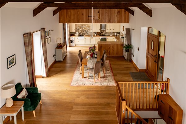 Open-plan living area