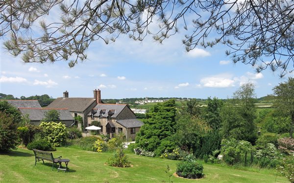 Garden and farmhouse