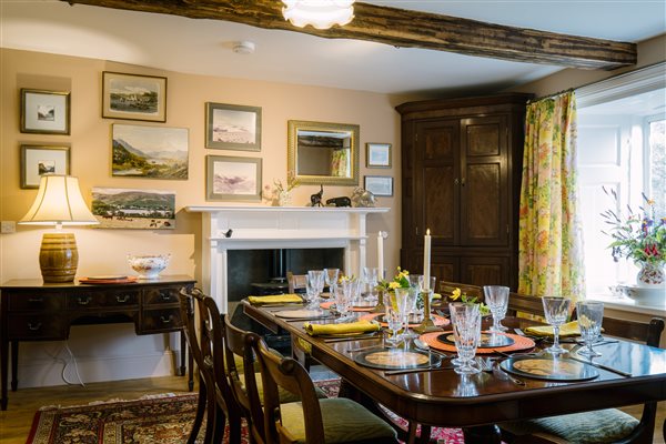 The dining room - perfect for friends and family