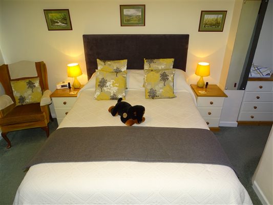 Marwood King sized bedroom at West Down B&B Guest House Devon