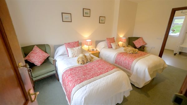 Swallow twin bedroom at West Down B&B Guest House North Devon
