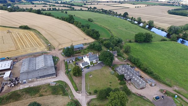 view from the sky of Benhall