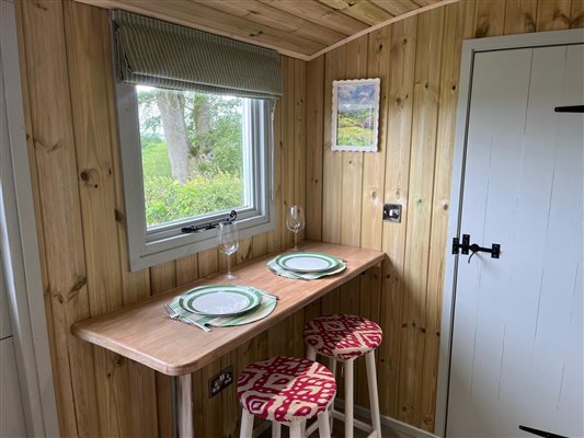 Dining for two with a view