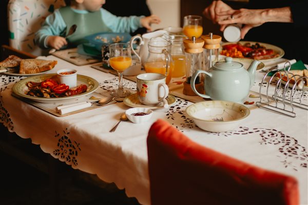 Breakfast at Broome Park Farm B&B
