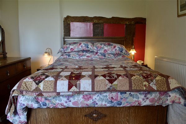 Double Bed in Red Room