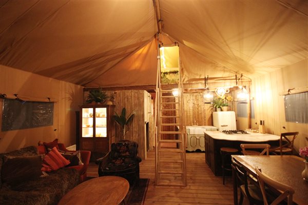 stunning glamping high end