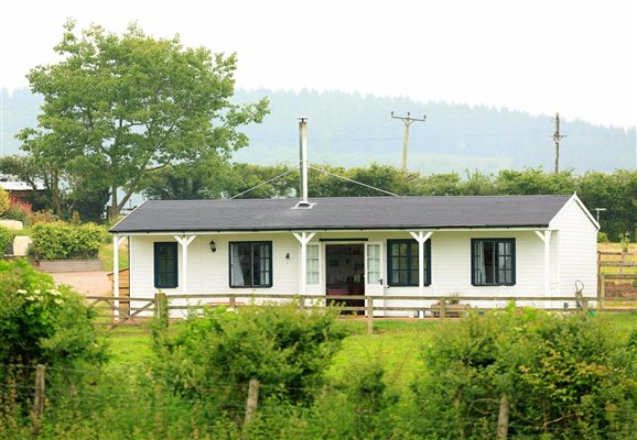 Cabin glamping near Exmoor