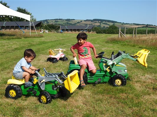 children's play park on the farm