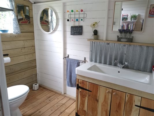 glamping private bathroom safari tent