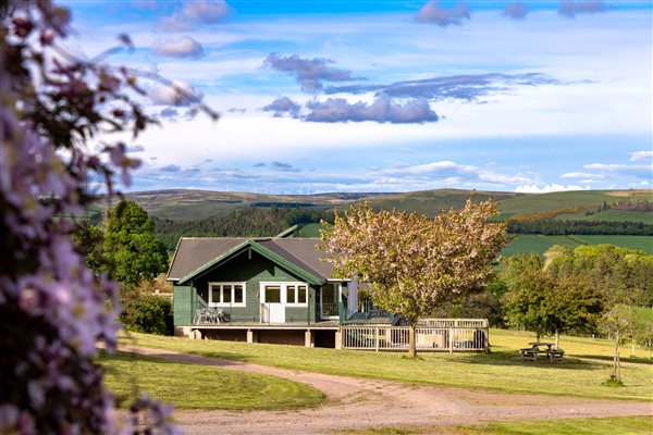 lodge in a hillside