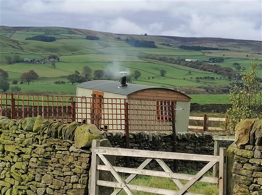 secluded position on a working farm