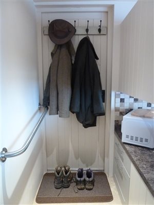 Coat and boot area