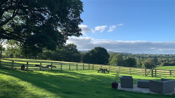 our views  to north west Kirkby in distance