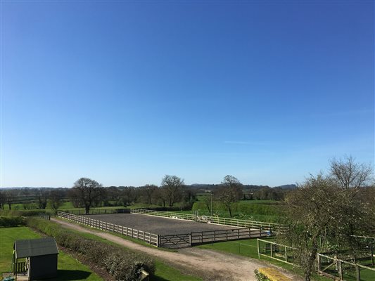 Views across beautiful Cheshire Countryside