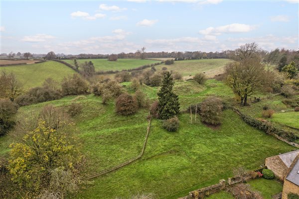 aerial view of Motte at Mount Farm
