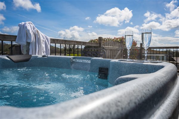 view from hot tub 