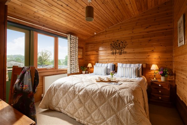 master bedroom with superking bed 