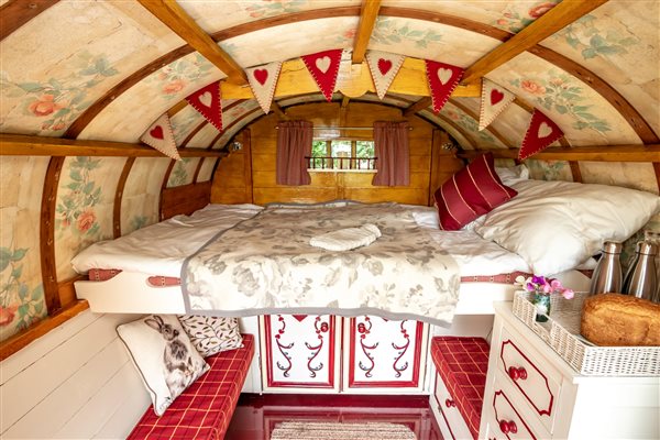 Gypsy caravan interior