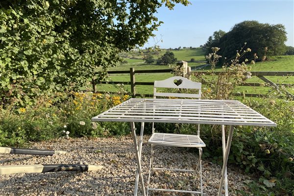 outside table and chair